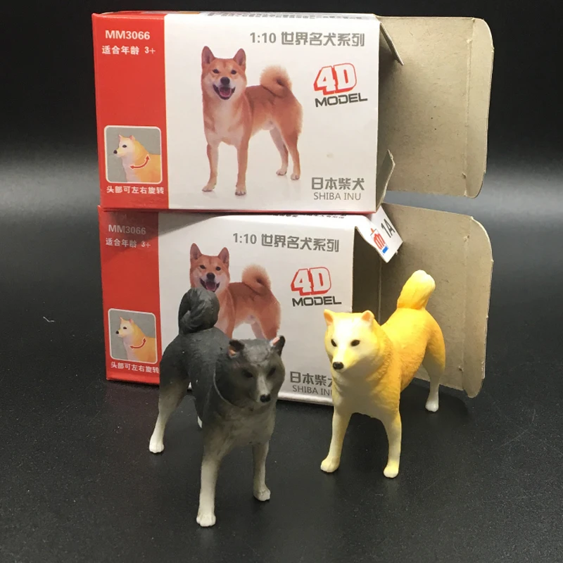 1:10 4D всемирно известный собачьи игрушки модели моделирование дома животных