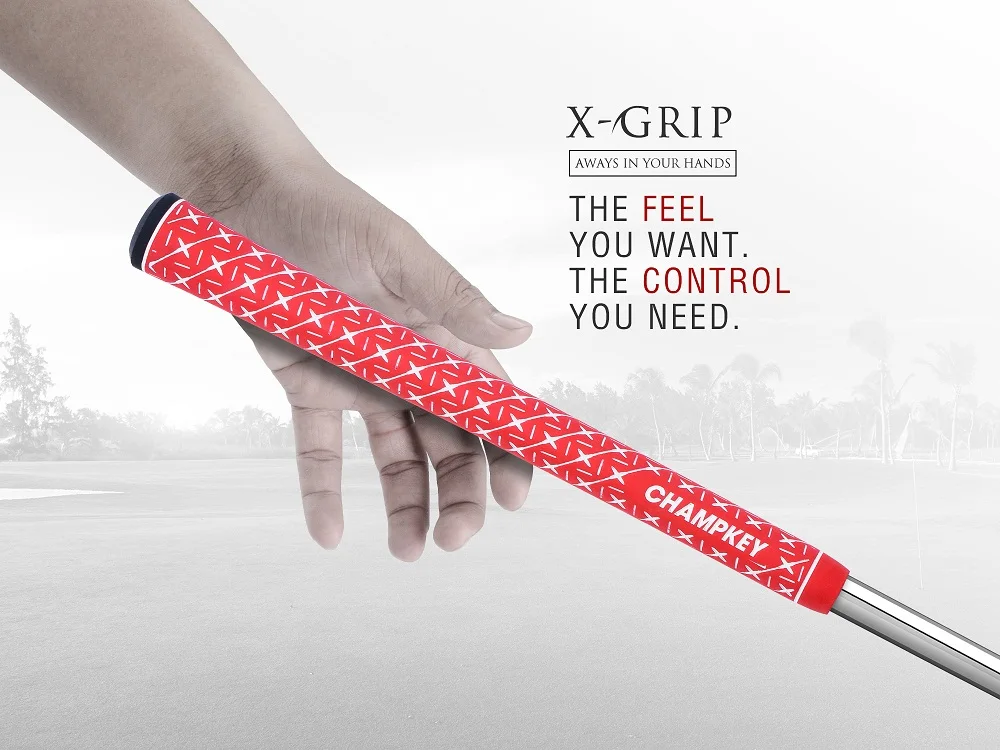 Новые 8 шт./компл. Шампань X-Grip красные резиновые Грипсы для гольфа стандартные и