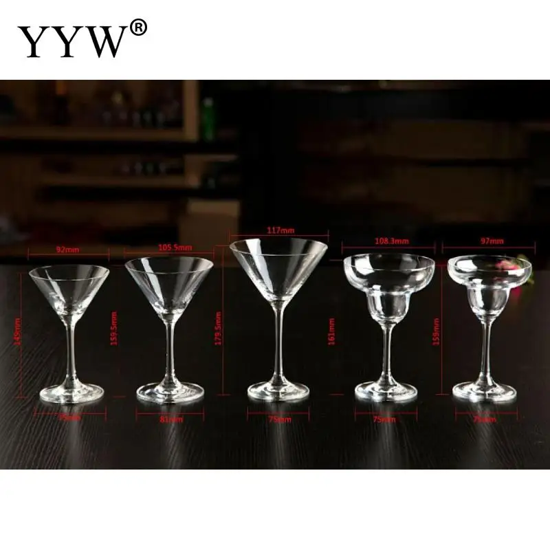 

Cocktail Glass Crystal Glass Martini Glass Transparent Elegant Wine Glass Bar Restaurant Wine Glass Goblet Creative Glass