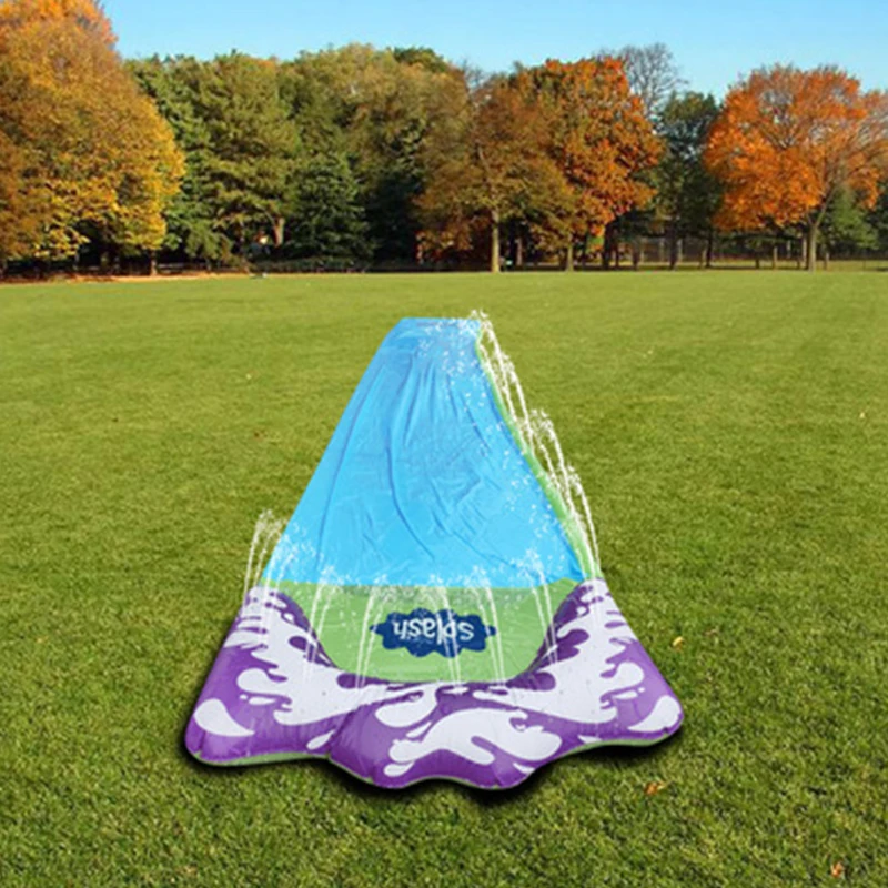 

Plastic Water Skiing Cloth Outdoor Lawn Water Spraying Double Water Skiing Toys Children's Birthday Gift Inflatable Toys