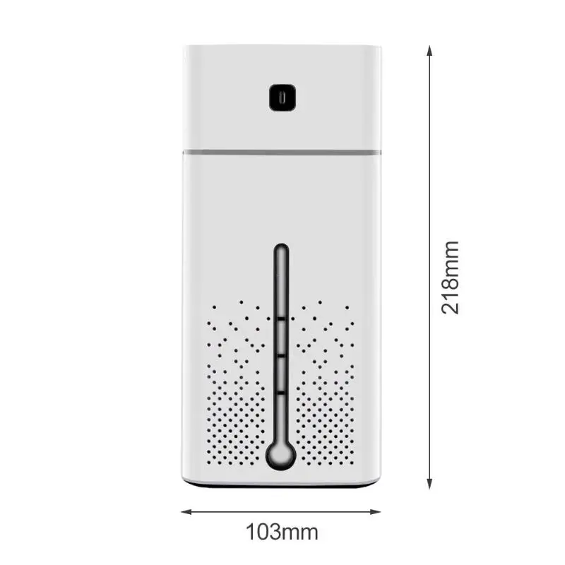 Увлажнитель воздуха ультразвуковой с кубиком для дома и офиса 1000 мл|Увлажнители