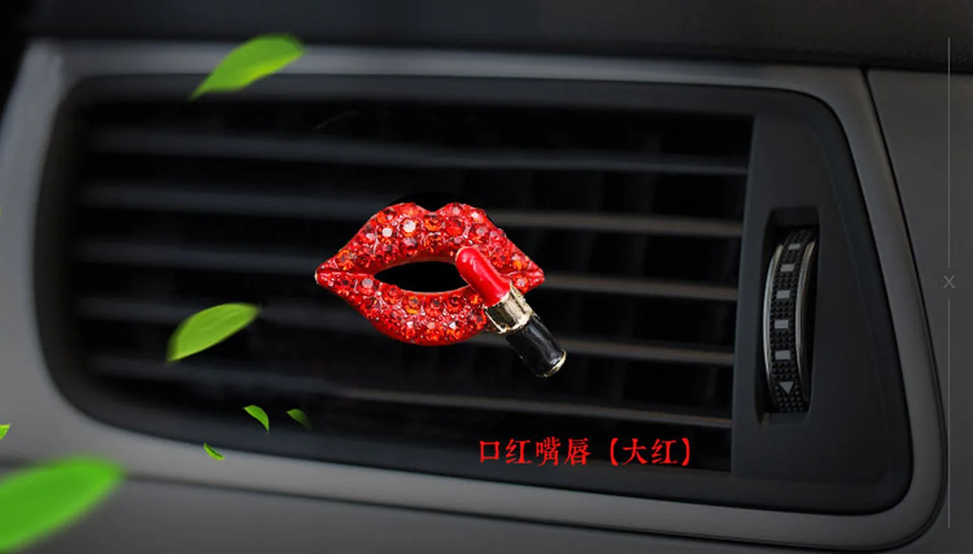 1 шт. автомобильный зажим для парфюма с красным отверстием креативные милые