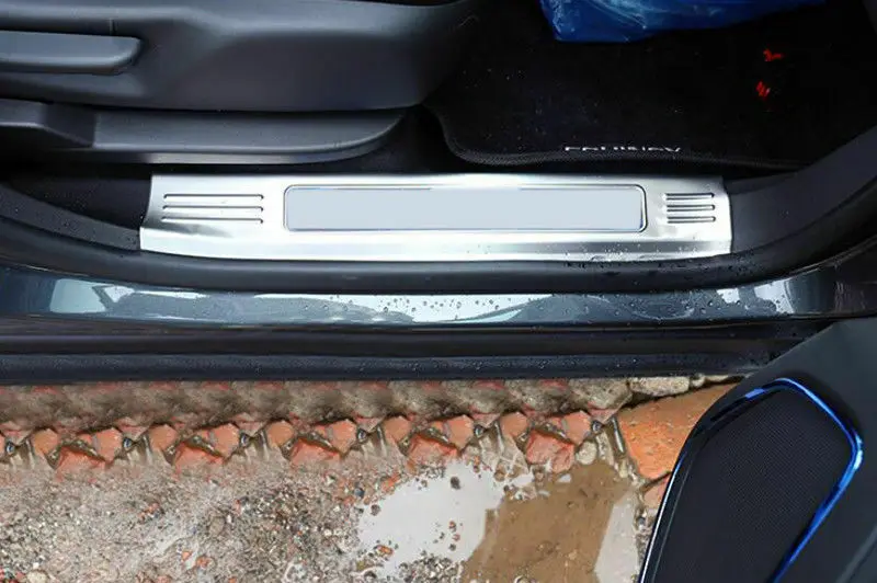 

for Chevrolet Equinox 2018-2020 Steel Inner Door Sill Scuff Plate Cover Trim 4pc