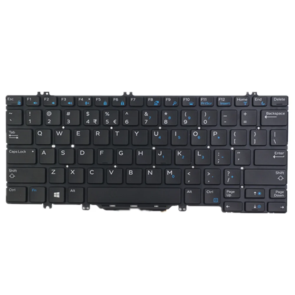 

Laptop Keyboard For Dell Latitude 7214 Rugged Extreme Black US United States Edition