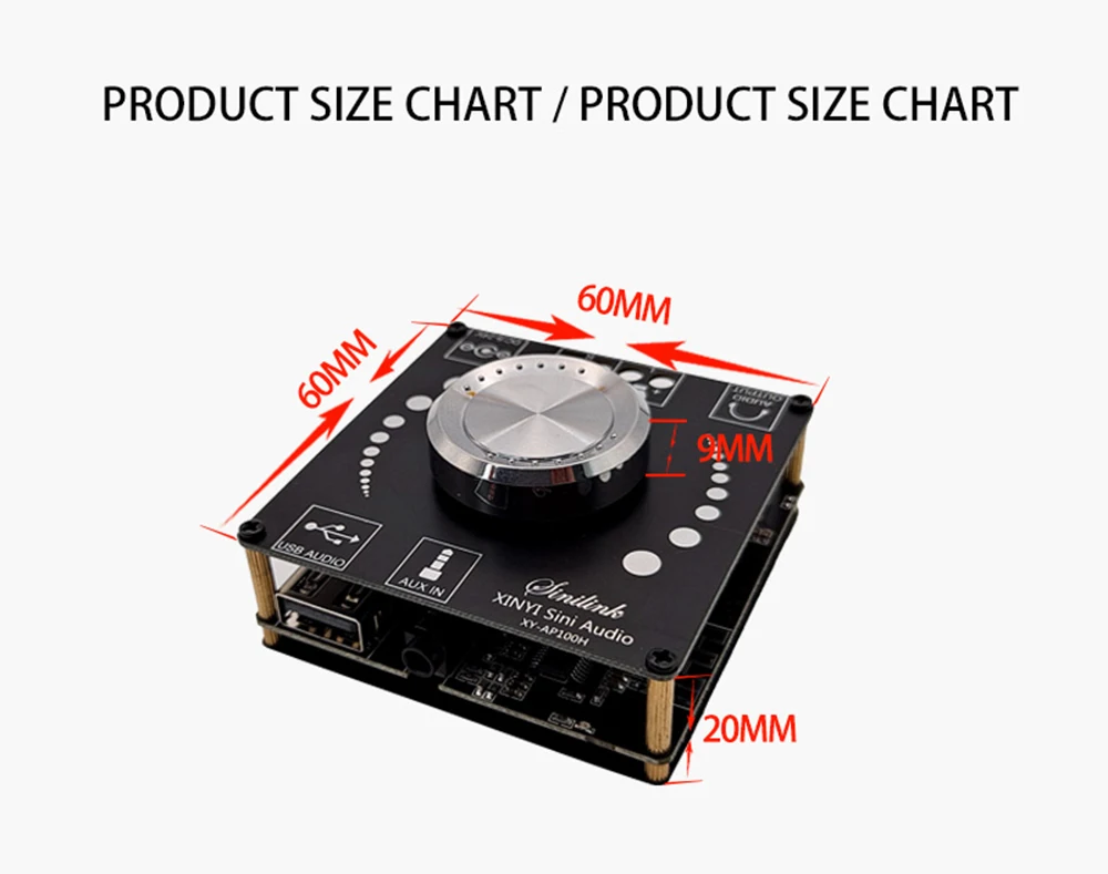 XY-AP100H 100W 8-26v Hi-Fi стерео Bluetooth цифровой усилитель мощности модуля tpa3116 | Электроника