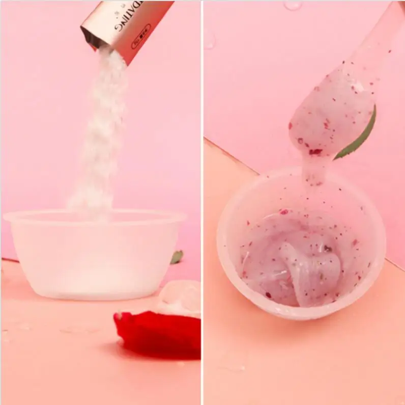 Hot 15G DIY SPA Collagen Rose Hyaluronic Acid Soft Mask Powder Face Anti Aging Wrinkle Peel Off Rubber Facial | Красота и здоровье