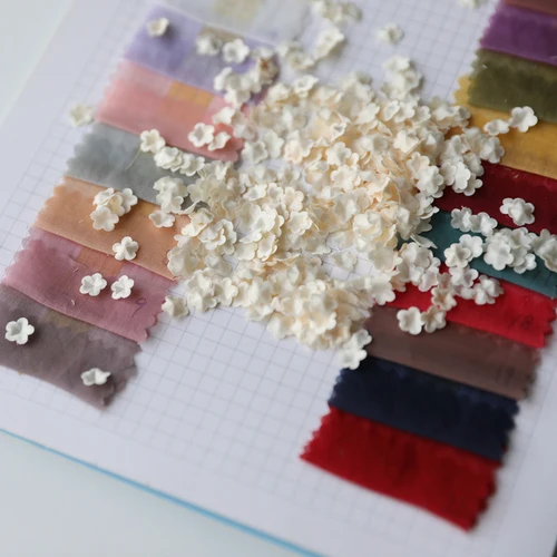 

Атласные 3D цветочные лепестки DIY свадебная вуаль кукла свадебное украшение цветы RS3797