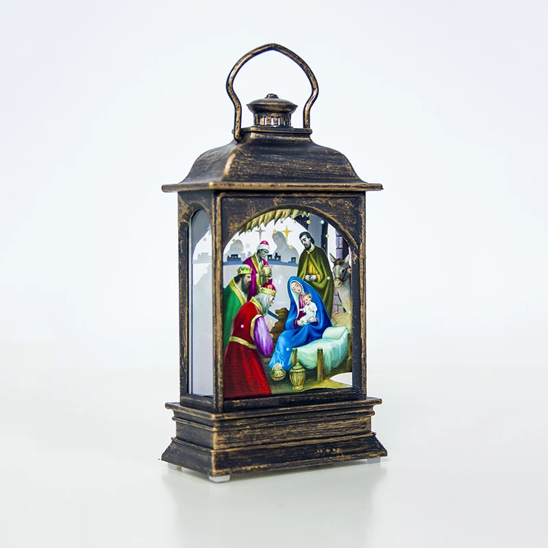 

Christmas LED Lamp Santa Claus Home Light Flame Xmas Decoration Light Home Decor