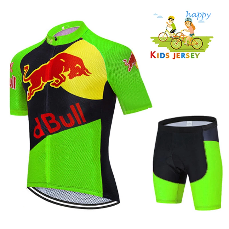 

Children Cycling Clothing 2022 Bike Wear Kids Cycling Jersey Sets bike Team MTB Bicycle Suits Summer Breathable Ropa Ciclismo