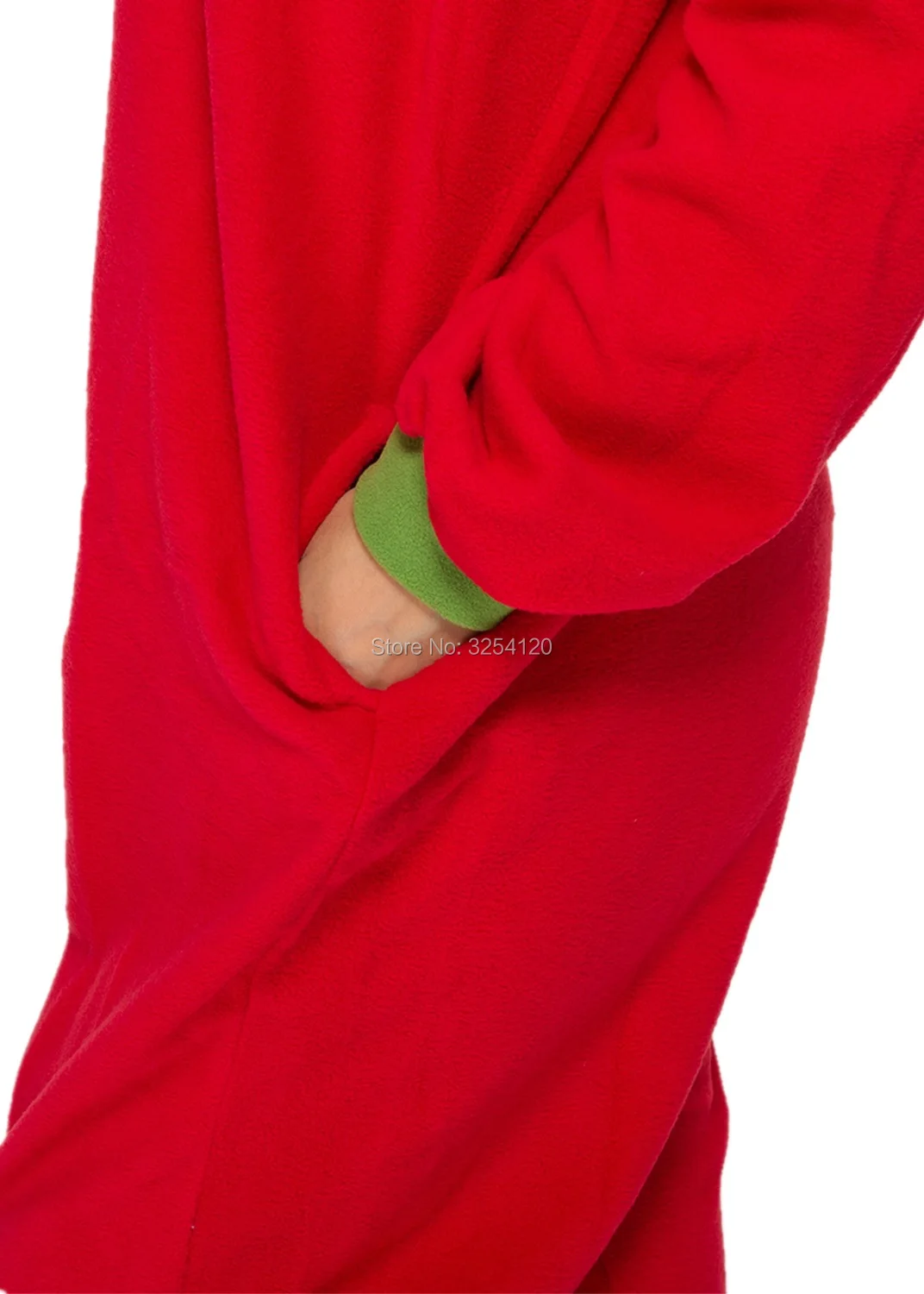 HKSNG взрослых красный перец пижамы флис мультфильм помидор комбинезон для