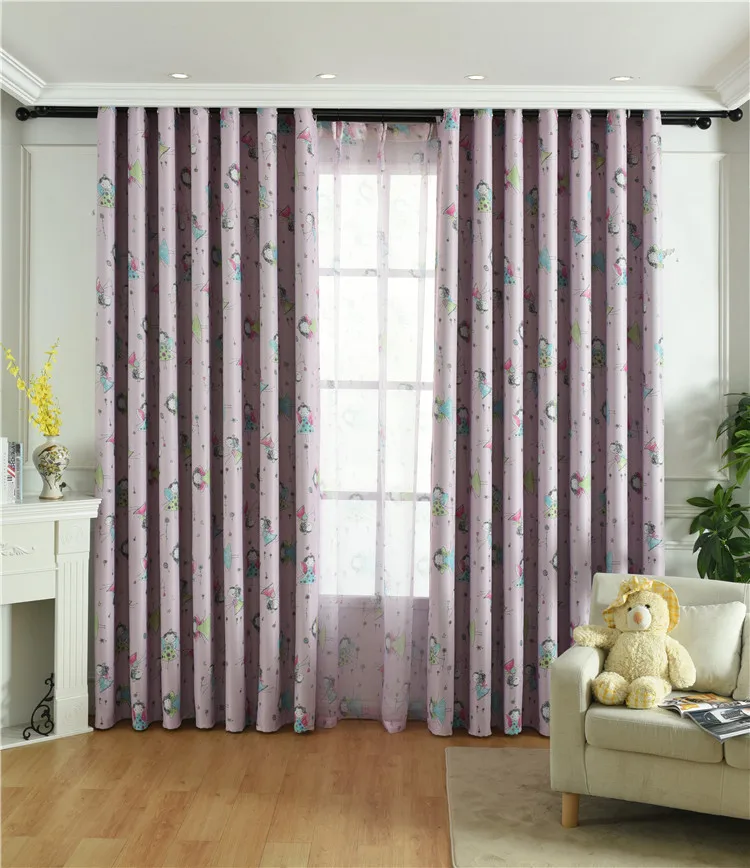 Шторы для гостиной столовой спальни мультяшная детская комната занавеса
