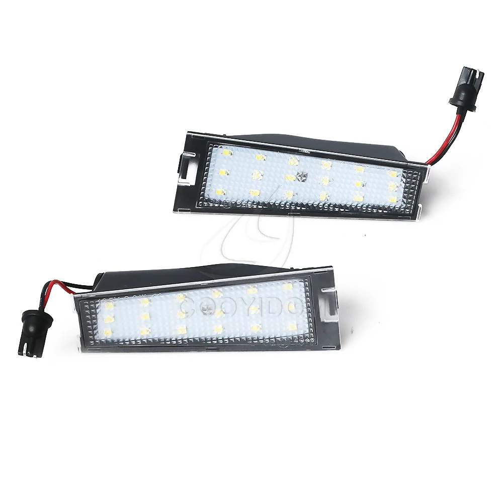 COOYIDOM 1 пара 18 SMD светодиодный светильник номерного знака Лампа для Cadillac Cts 4 Двери