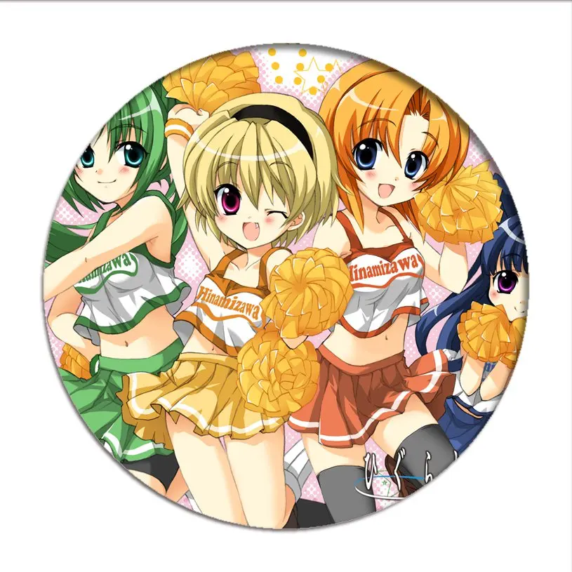 Брошь Higurashi no Naku Koro ni Значки для косплея Shion Sonozaki значок Рика фурудэ коллекционные