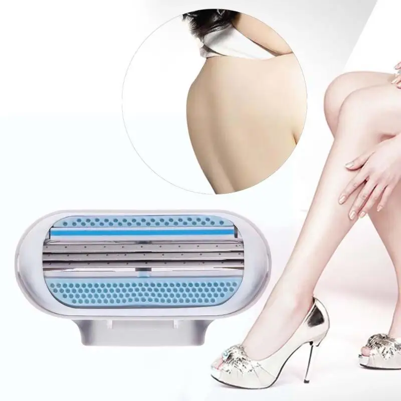 3 шт./компл. руководство для бритья слоя сменные лезвия бритвы Для женщин удаление