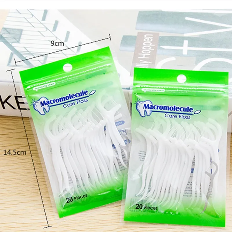 60/40/20 штук зубные Стик для зубной нити после ужина зубочистки зубов Безопасность
