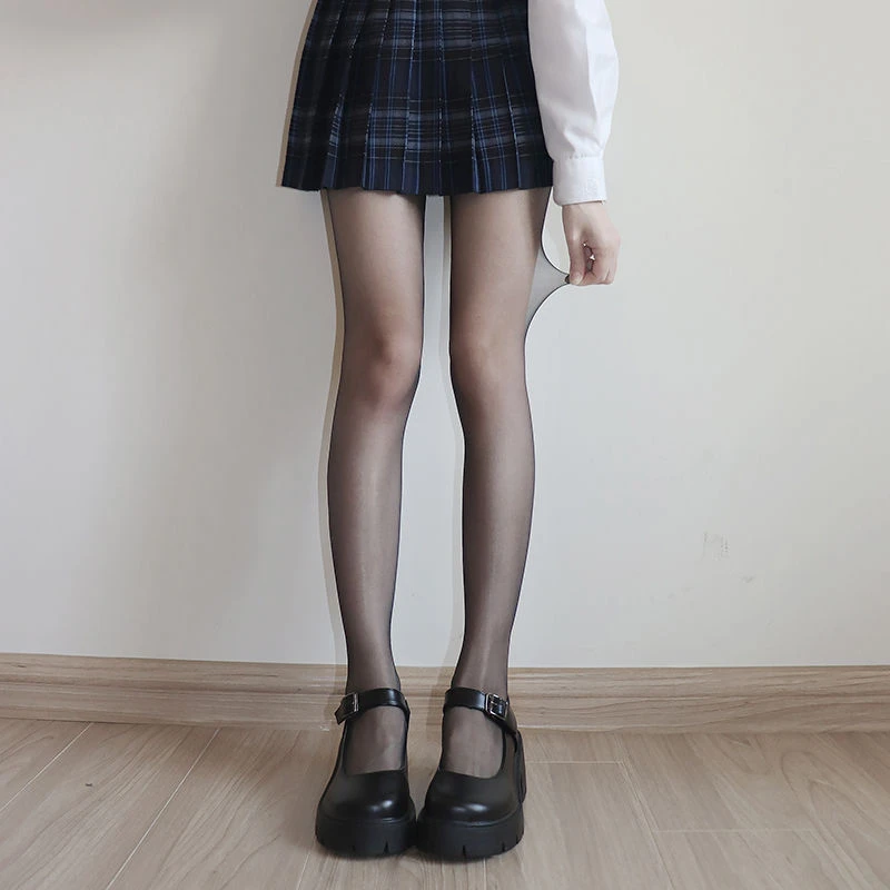 

Summer Super Thin Silk Stockings Women's Underwear High School Student Hosiery Costumes Nylon Beauty Leg Pantyhose New Arrive