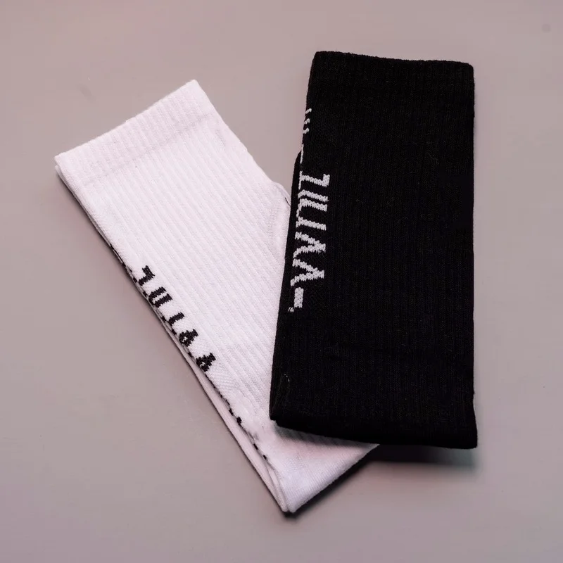 

Harajuku White Streetwear Socks Crew Hip Hop Street Style Cotton Socks Men Skater Skateboard Basketball