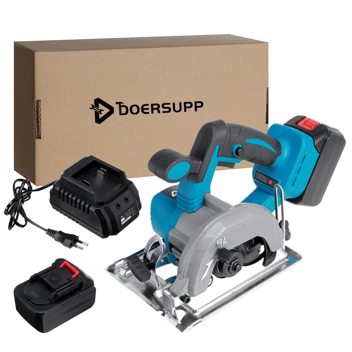 

Cordless Electric Circular Saw 125mm Multifunctional Cutting Mdle 45° Adjustable DIY Power Tool Wood Cutting for Makita Battery