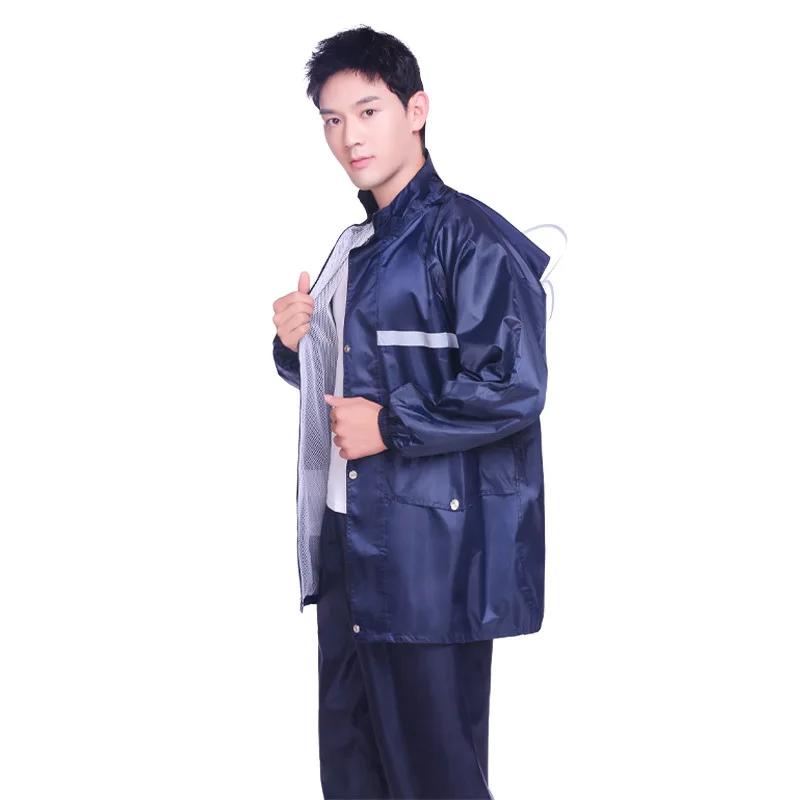 

Reflective Hiking Outdoors Scooter Raincoat Jacket Electric Motorcycle Poncho Rain Coat Jacket Impermeables Rain Suit BW50YY