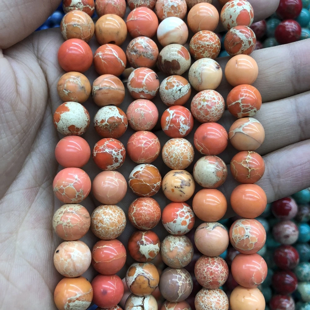 Оптовая продажа подлинный оранжевый бриллиант 6 мм 8 10 12 Круглый драгоценный