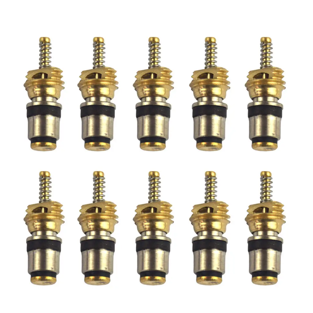 

10x High Quality A/C High Pressure Valve Core for Volvo Citroen Fukang Elysee