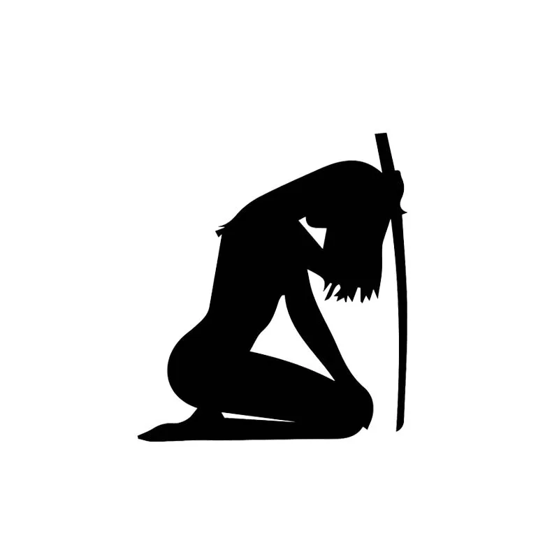 

Sexy Female Warrior Fashion Car Stickers PVC Body Windshield Fitting Motorcycle Laptop Decoration Auto Decal Waterproof Anti-UV