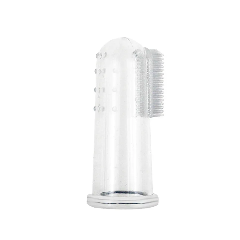 

Dog Fingerbrush Toothbrush Cat & Dog Finger Toothbrush Care Handle Toothbrushes for All Pets