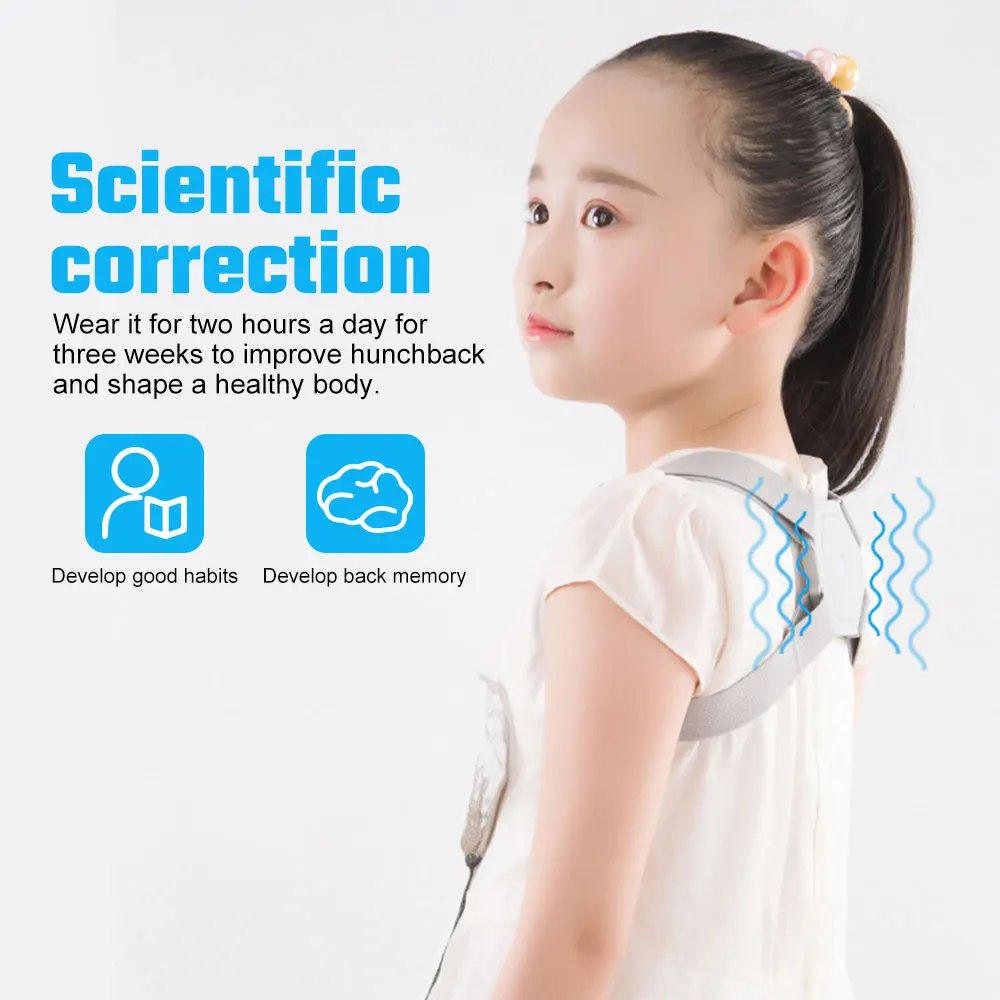 Smart Posture Corrector With Intelligent Sensor Vibration Back Straightener for Adults & Kids Support | Красота и здоровье