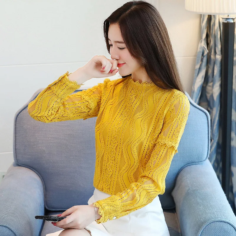 Женский пуловер с воротником-стойкой Свободный Топ длинным рукавом 4XL