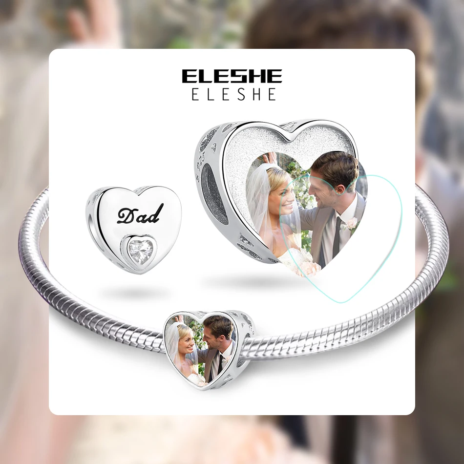 Подвеска из серебра с фианитом в виде сердца | Украшения и аксессуары