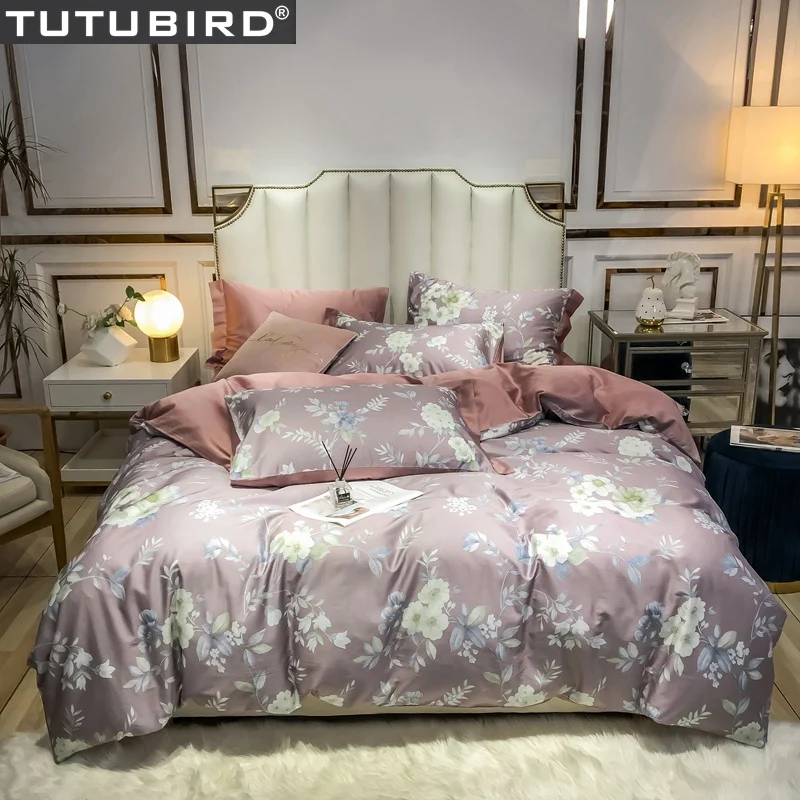 Постельное белье с принтом в виде листьев Роскошная одежда принцессы для девочек