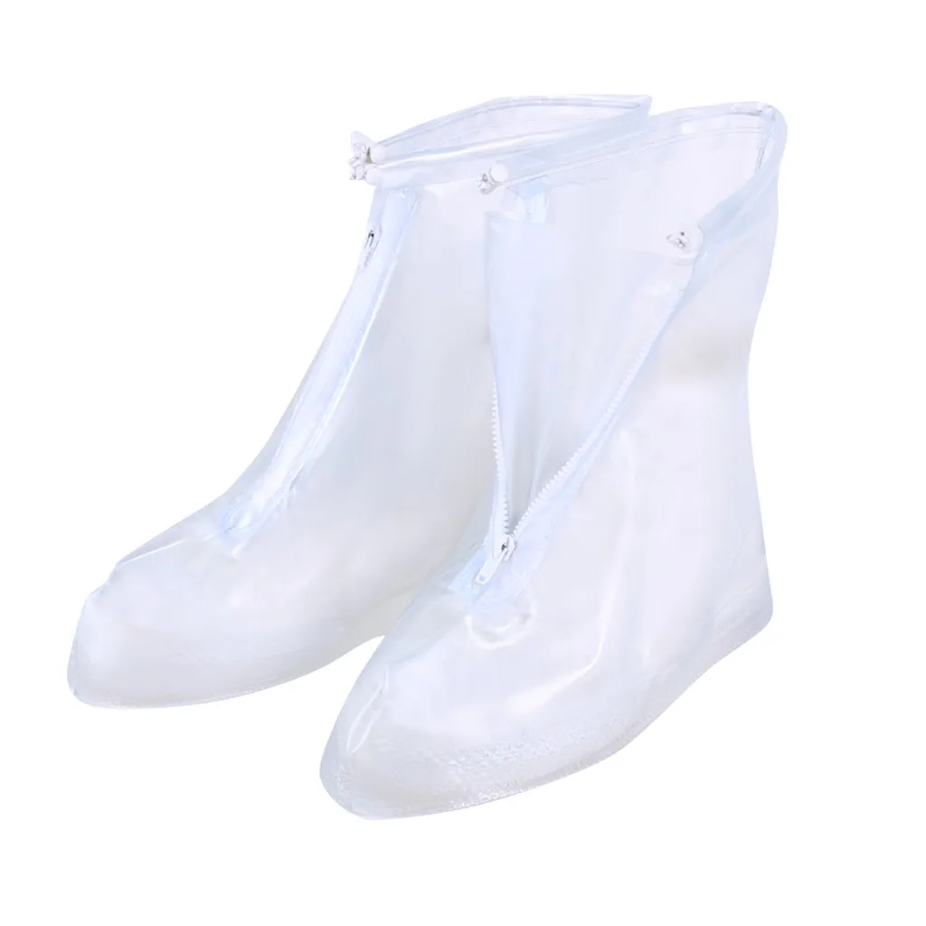 High Quality Men Women's Rain Waterproof Boots Cover Heels Reusable Shoes Covers Thicker Non-slip Platform | Дом и сад