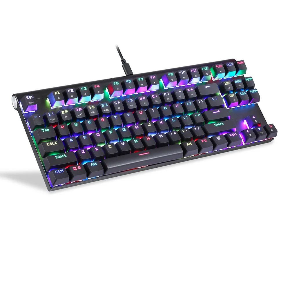 Мультимедийные функциональные клавиши Motospeed CK101 87 ключ USB проводной NKRO RGB