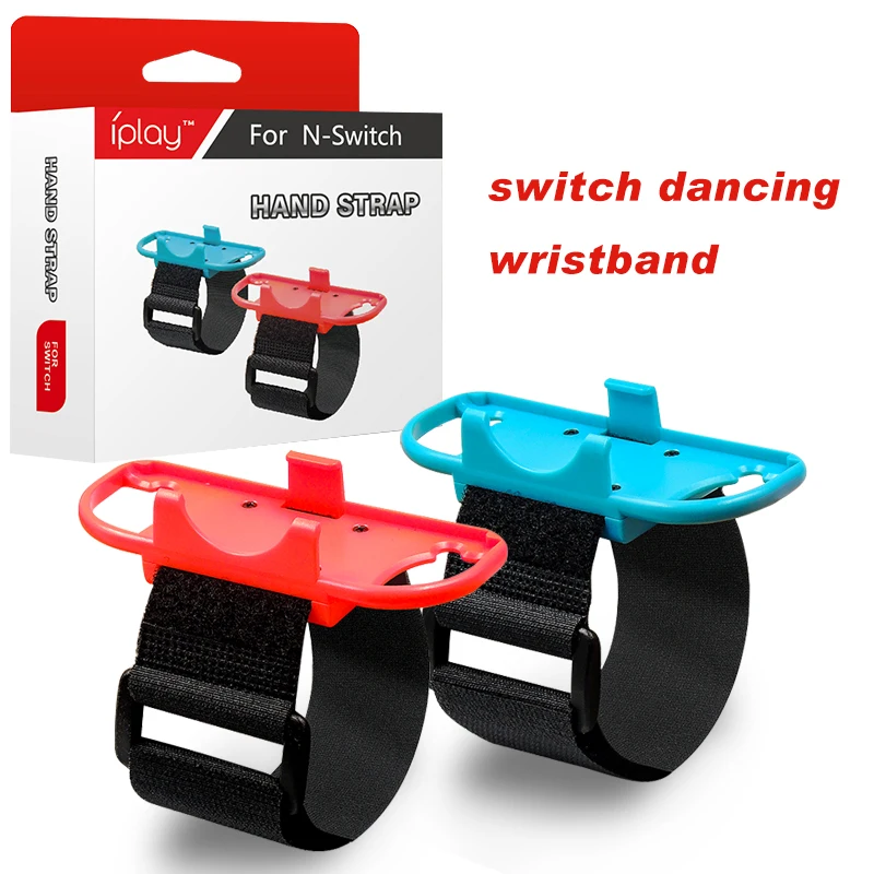 Just Dance 2 Pack Band Wrist band for Nintendo Switch Adjustable Hook Loop Elastic Strap Joy Cons Controller | Электроника