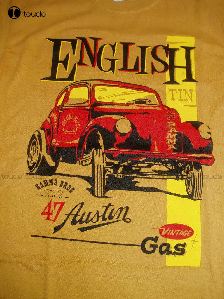 

Newest Fashion Austin 47 English Tin Hot Rod Gasser Drag Race Mens T Shirt Devon Dorset O-Neck Hipster Tshirts