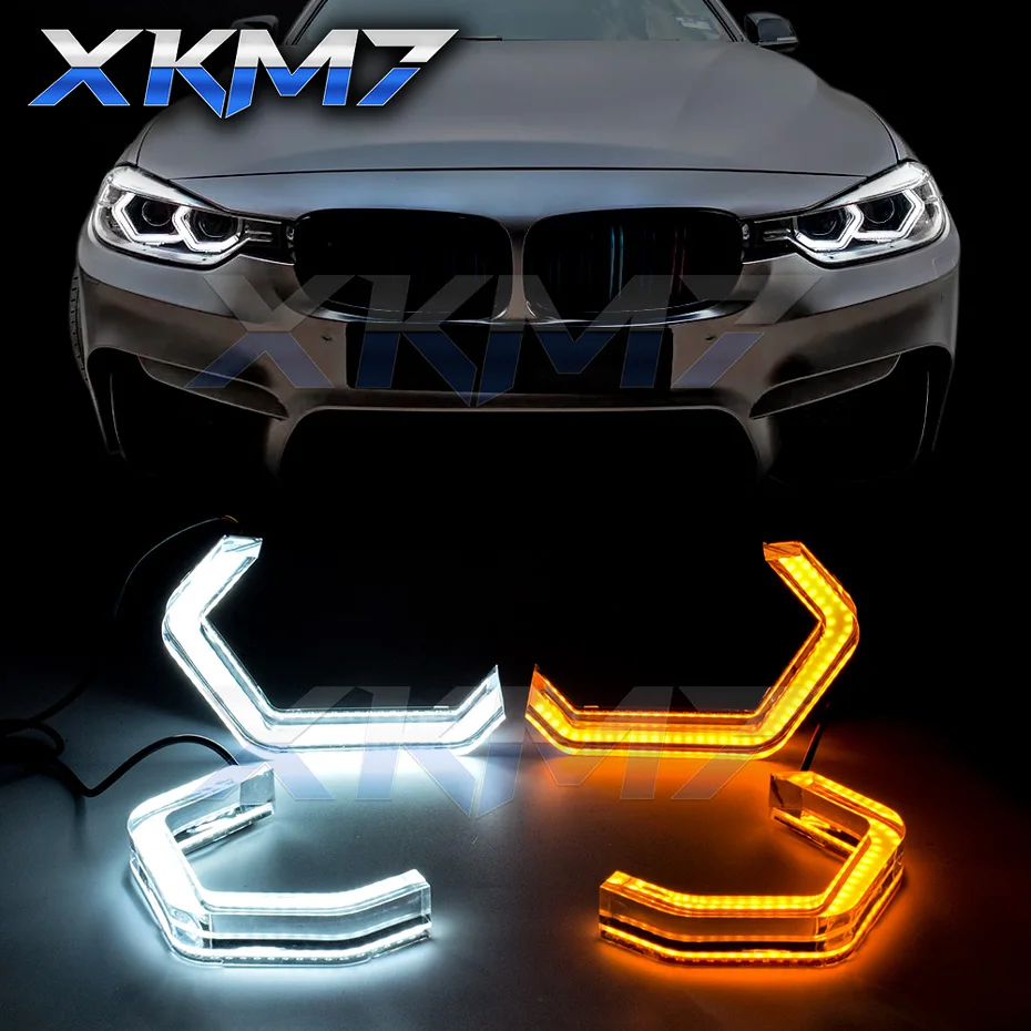Светодиодный Ангельские глазки для BMW F30 F34 F31 E60 E90 E61 F10 E46 F81 F82 M4 M2 тюнинг фар