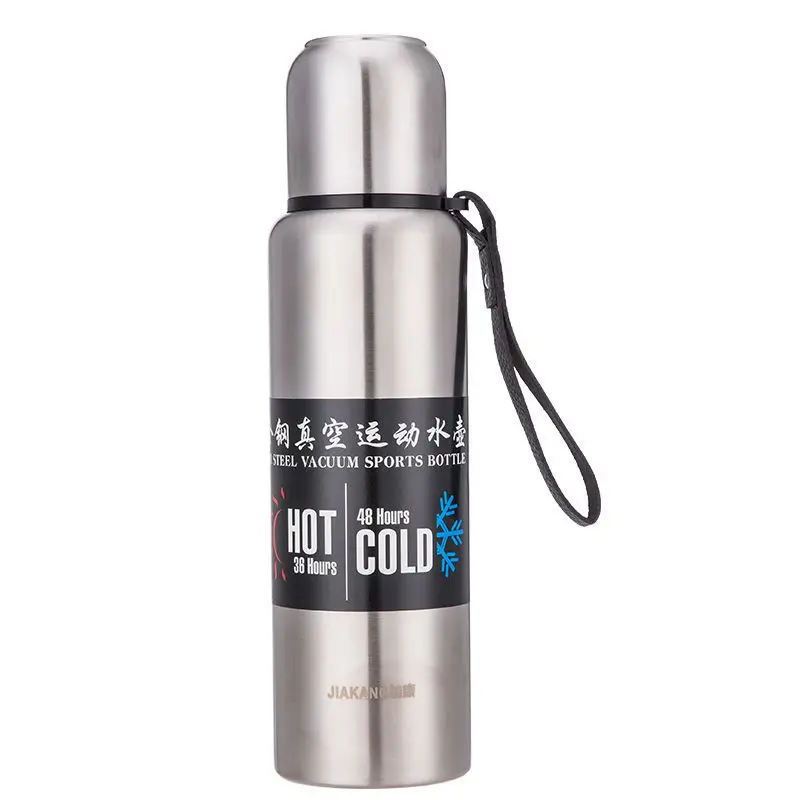 

Полностью стальной термос для путешествий на открытом воздухе автомобильный термос из нержавеющей стали Мужская Спортивная чайная чашка И...