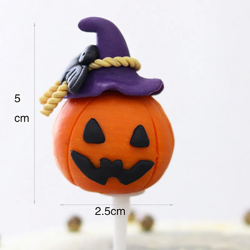 Хэллоуин торт одеваются украшение Мягкая Керамика Тыква Ведьма призрак замок