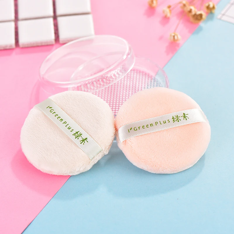 2 шт пудра для лица и тела спонж макияжа супер Мягкая очищающая губка