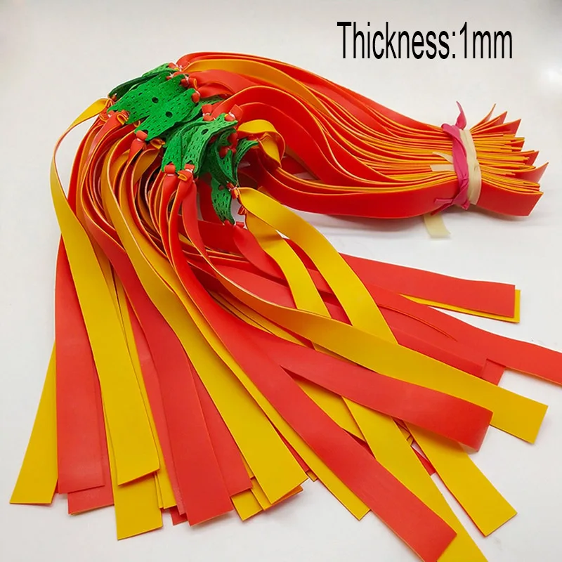 3/6 шт. толщиной 1 0 мм мощная эластичная плоская резиновая лента для охоты