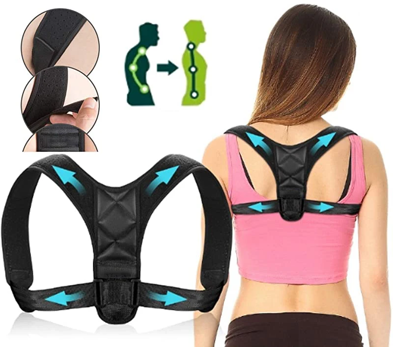 

Медицинский Корректор осанки для спины, регулируемый фиксатор осанки для плеч и поясницы, коррекция осанки на ключицах