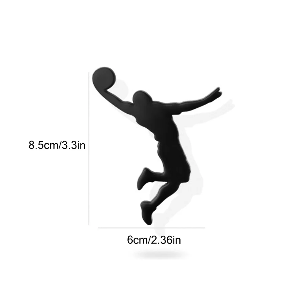 DSYCAR 1 шт. автомобильный металлический значок эмблема Баскетбол багажник