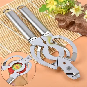 Многофункциональный баночка с крышкой, удобный открывалки для банок с винтовой крышкой, Универсальный консервный нож, крышка для бутылок, гаечный ключ, кухонные приборы