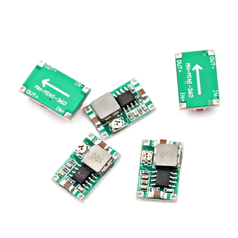 5 шт./лот LM2596 RC самолет модуль Mini 360 DC DC/DC понижающий преобразователь подпушка