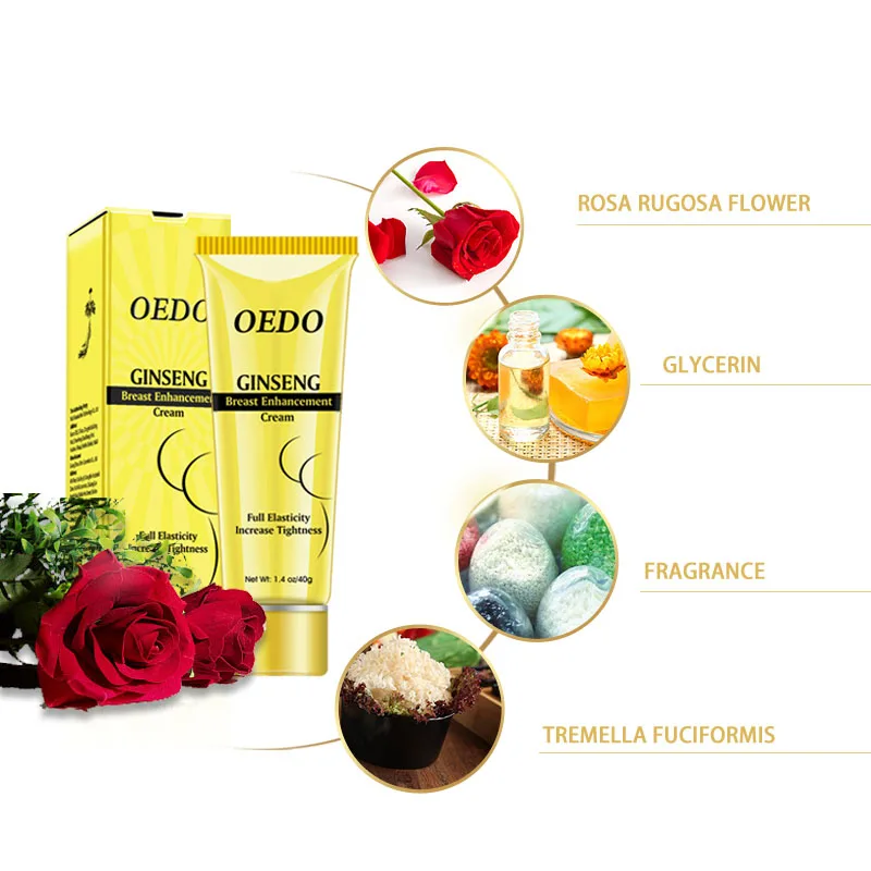 

Ginseng Breast Enlargement Cream Effective Full Elasticity Breast Enhancer Increase Tightness Big Bust Body Cream Breast Care