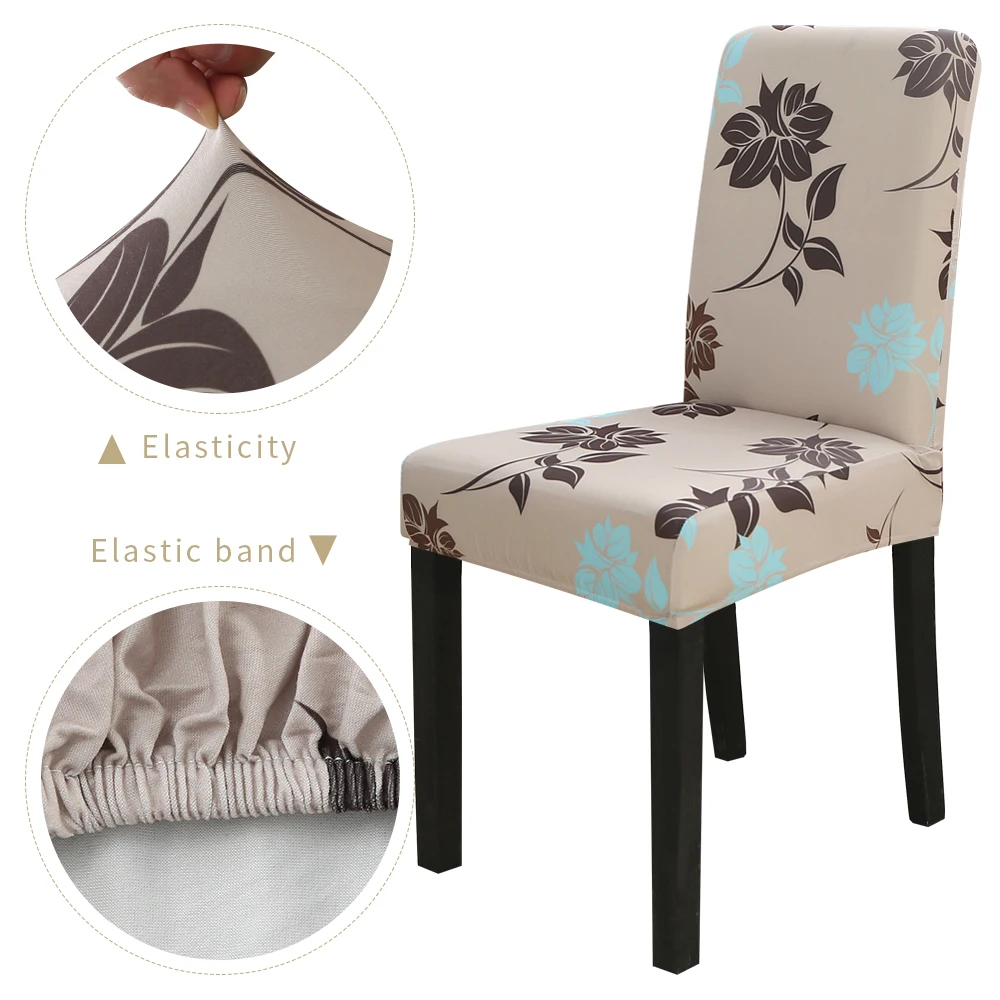 1/2 шт. Печатные эластичный спандекс покрывало для стула из сиденья Банкет
