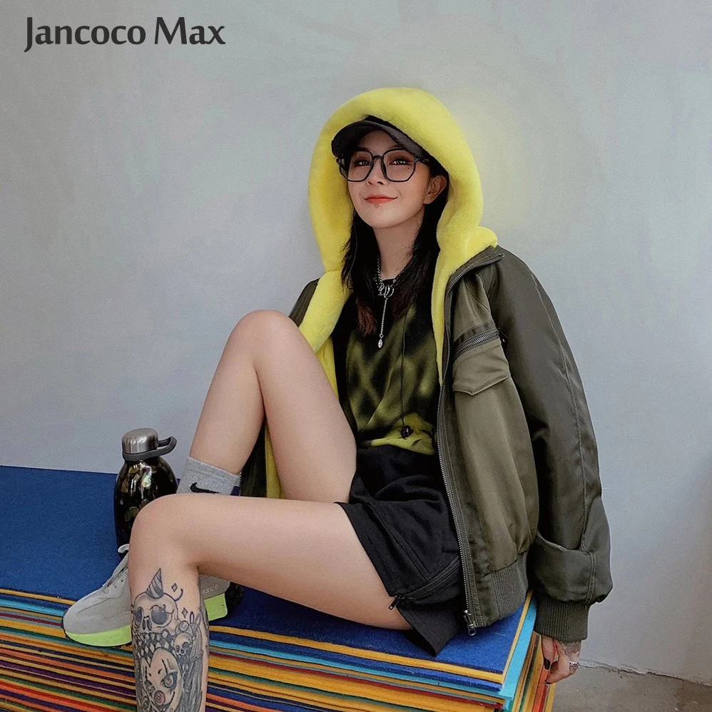 Зимние Модные двухсторонние меховые куртки теплое пальто из натурального меха кролика Рекс женская верхняя