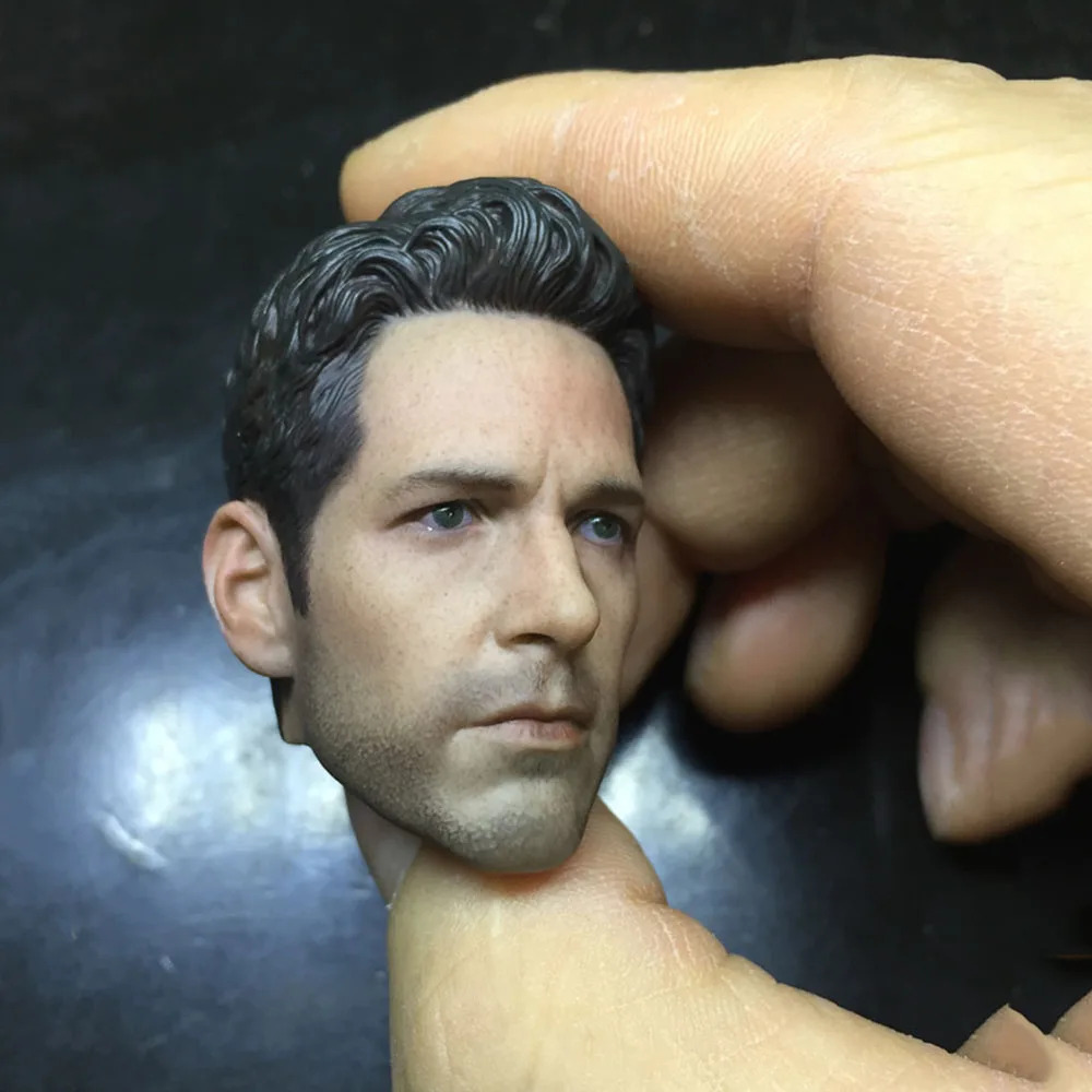 

Аксессуары для мужской фигуры в наличии 1/6, головка солдата, лепка муравьиной мужской модели Paul Rudd для тела 12 дюймов