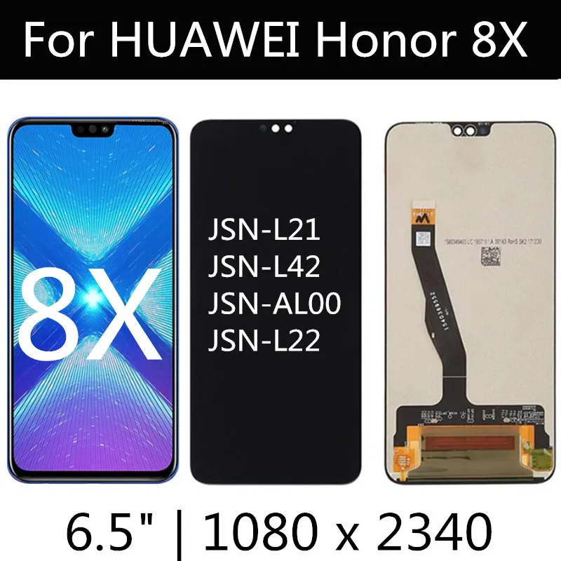 Для Huawei Honor 8X ЖК дисплей сенсорный экран дигитайзер для сборки Honor8X JSN L21 L42 AL00 L22 с