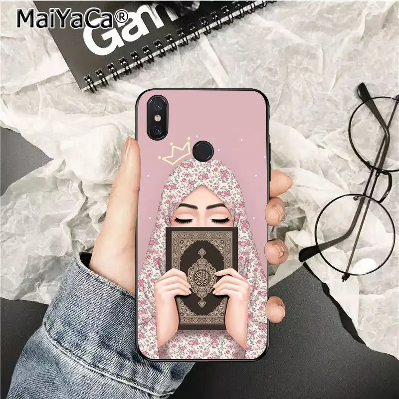 MaiYaCa исламский мусульманский Hijabi Женский мягкий чехол из ТПУ для телефона xiaomi mi 6 8